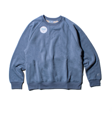 【カラバリ豊富/UNISEX/高コスパ】【DISCUS】身頃裏ボアクルートレーナー