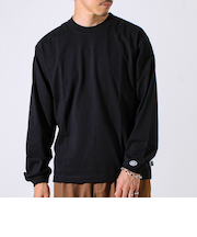 【6色展開/UNISEX/ベーシック】【DISCUS】USA綿ブレンド ヘビーウエイトロンT