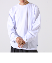 【6色展開/UNISEX/ベーシック】【DISCUS】USA綿ブレンド ヘビーウエイトロンT