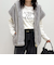 フェイクファーフードベスト