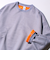 【DISCUS】UNISEX インレイ裏シャギーボンディング配色 クループルオーバー