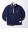 【DISCUS】UNISEX フリースパイピング配色 ハーフZIPプルオーバー