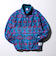 【DISCUS】UNISEX フリースパイピング配色 ハーフZIPプルオーバー