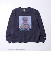 【SESAME STREET × FOTL】エルモ 甘編み裏毛スウェット