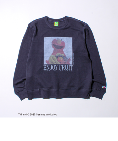 【SESAME STREET × FOTL】エルモ 甘編み裏毛スウェット
