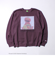 【SESAME STREET × FOTL】エルモ 甘編み裏毛スウェット