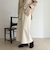 起毛ツイルＩラインスカート