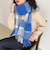ライトブークレチェックマフラー45