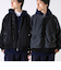 【ナイロン×フリース】2WAY リバーシブルボンバージャケット MA-1 UNISEX