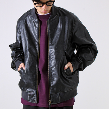 【ARMY TWILL/アーミーツイル】Vegan Leather Blouson