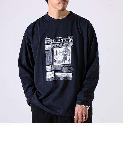 【MARUDE COTTON】フォトT ロングスリーブ