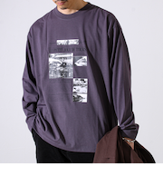 【MARUDE COTTON】フォトT ロングスリーブ