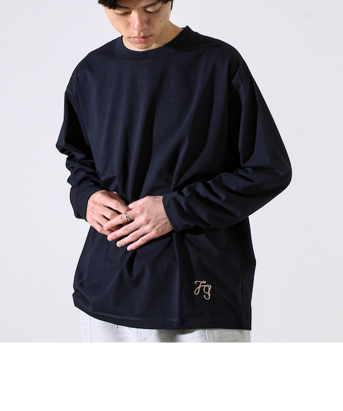 Marque de BRODEUSESマルクドプロデュー麻100%長袖カットソー Marque de BRODEUSESマルクドプロデュー麻100%長袖カットソー