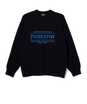 【PENDLETON/ペンドルトン】 ロゴプリントクルーネックニット(7GG)