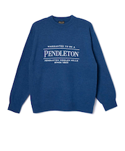 【PENDLETON/ペンドルトン】 ロゴプリントクルーネックニット(7GG)