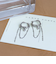チェーンデザインCピアス