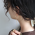 チェーンデザインCピアス
