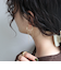 チェーンデザインCピアス