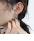 アンティーク柄フープピアス