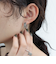 アンティーク柄フープピアス