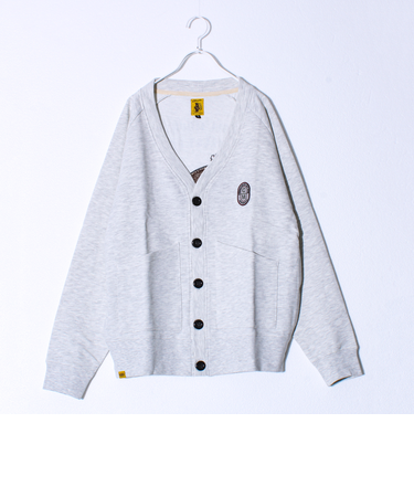 【COBMASTER/コブマスター】裏毛 刺繍×プリント カーディガン
