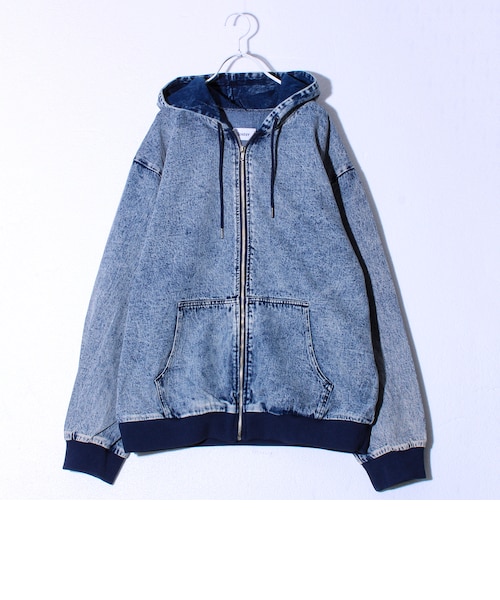 デニムティアーズ フルジップパーカー ブルー US S ブルー（青）系 S Denim Tears(デニムティアーズ) パーカー・フーディ