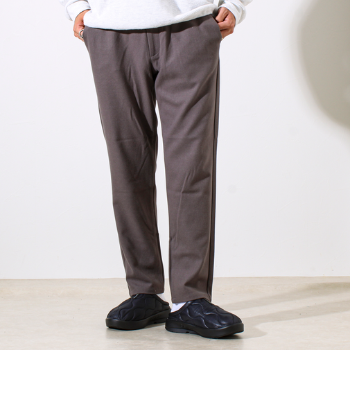 【セットアップ対応】両面起毛ストレッチイージーパンツ