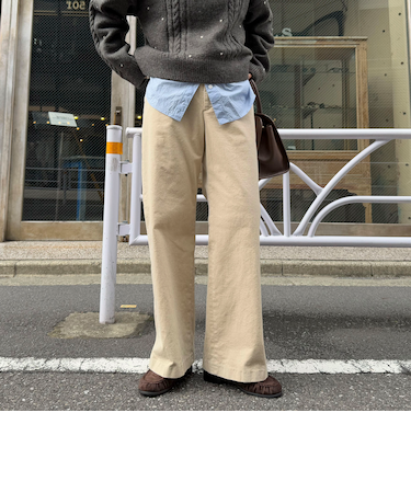コーデュロイストレートパンツ
