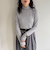 ウールブレンドシアータートルプルオーバー