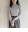 ウールブレンドシアータートルプルオーバー