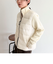 【TAION/タイオン】別注HI NECK DOWN JACKET+SLEEVE KNIT
