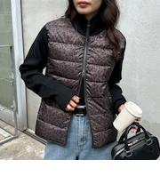 【TAION/タイオン】別注HI NECK DOWN JACKET+SLEEVE KNIT