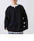 【全方向杢ダンボール】フェイクキーネックロングスリーブ
