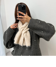 【CONTROL FREAK/コントロールフリーク】シャギーニットスヌード