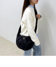 【TAION/タイオン】MILITARYバナナショルダーバッグ M