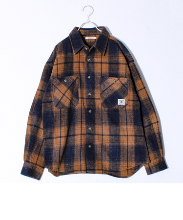 【FREDYMAC/フレディマック】オンブレネルシャツ