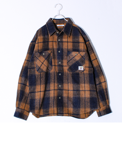 【FREDYMAC/フレディマック】オンブレネルシャツ