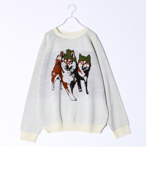 【FREDYMAC/フレディマック】アニマル柄 ジャガードニット