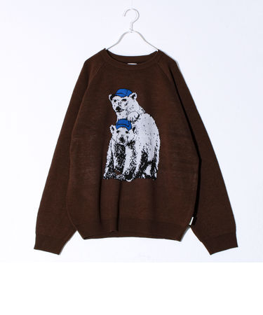 【FREDYMAC/フレディマック】アニマル柄 ジャガードニット