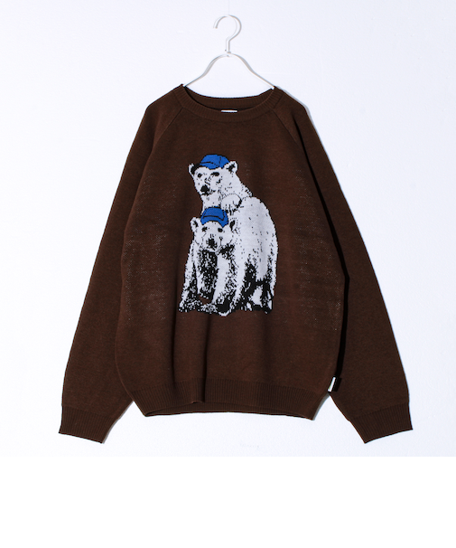 【FREDYMAC/フレディマック】アニマル柄 ジャガードニット