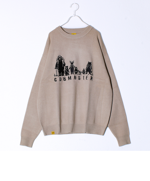 【COBMASTER/コブマスター】ファミリー刺繍ニットプルオーバー