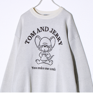 【MICKEY&JERRY】UNISEX ジャガードニット