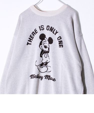 【MICKEY&JERRY】UNISEX ジャガードニット