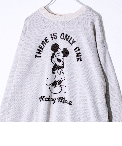【MICKEY&JERRY】UNISEX ジャガードニット