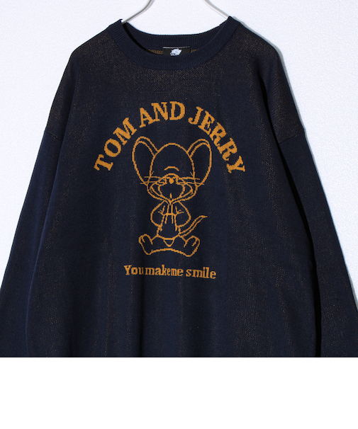 【MICKEY&JERRY】UNISEX ジャガードニット