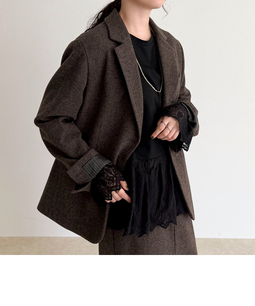 レースドッキングロンTシャツ