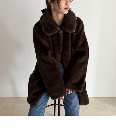 【HAVELESS/ハブレス】CAROLミドル丈ファーコート