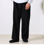 【シーズンレス/ストレスフリーな穿き心地】ワイドストレッチデニムパンツ