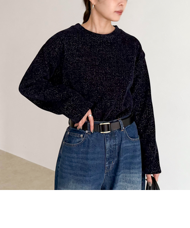 ラメモールプルオーバー