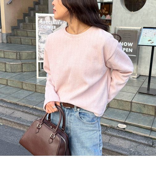 ラメモールプルオーバー